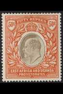 1903-04 50r Grey And Red-brown, Wmk Crown CA, SG 16, Fine Mint, Striking Appearance. For More Images, Please Visit Http: - Vide