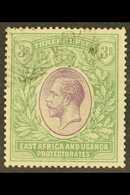 1921 (wmk Mult Script CA) KGV 3R Violet And Green, SG 73, Used With Neat Light Squared Circle Cancel, Small Thin In Top  - Vide