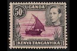 1938 50c Purple And Black, Rope Not Joined To Sail, SG 144a, Very Fine Mint. For More Images, Please Visit Http://www.sa - Vide