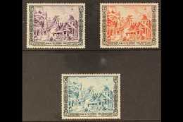 1954 Golden Jubilee Of King Sisavang Vong, Complete Set, SG 40/42, Very Fine , Barely Hinged Mint. (3 Stamps) For More I - Laos