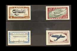 1933 Air Charity "Wounded Latvian Airmen Fund" Imperforate Set, SG 243B/46B, Mi 228B/31B, Fine Mint (4 Stamps) For More  - Lettonia