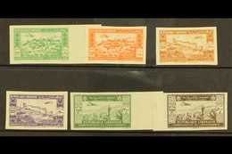 1943 2nd Anniversary Of Independence IMPERFORATE Airmail Set, Maury 82/7, Never Hinged Mint. Cat E475 = £330+ (6 Stamps) - Libanon