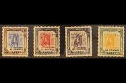 1951-52 (Issue For Use In The Fezzan) Large Format High Values Set, 48f On 50m To 480f On 500m (Sass 20/I To 23/I, SG 17 - Libia