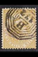 1883-91 4c Pale Brown WATERMARK INVERTED Variety, SG 64w, Fine Used With Nice "B/172" (Singapore) Postmark, A Few Slight - Straits Settlements