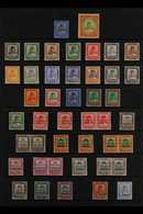 TRENGGANU 1921-41 SULTAN SULEIMAN MINT COLLECTION With Varieties Presented On A Stock Page That Includes 1921-41 MCA Wmk - Sonstige & Ohne Zuordnung