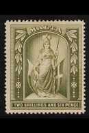 1914-21 2s.6d Olive Green, SG 87, Fine Mint. For More Images, Please Visit Http://www.sandafayre.com/itemdetails.aspx?s= - Malta (...-1964)
