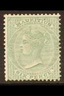 1863  6d Blue Green, Wmk CC, SG65, Very Fine Mint, Large Part Og. For More Images, Please Visit Http://www.sandafayre.co - Mauritius (...-1967)