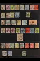 1900-1935 OLD TIME USED COLLECTION. An ALL DIFFERENT Used Collection Presented On Stock Pages With Top Values, Sets, Die - Mauritius (...-1967)