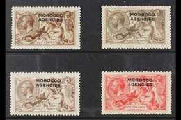 BRITISH CURRENCY 1914-31 SEAHORSES 2s6d Waterlow, D.L.R. And B.W. Printings, Plus The B.W. 5s, SG 50/54, Fine Fresh Mint - Altri & Non Classificati