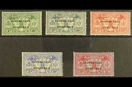 FRENCH CURRENCY - POSTAGE DUES 1925 Chiffre Taxe Ovpt Set, Additionally Ovptd "Specimen", SG FD53s/7s, Very Fine Mint. ( - Altri & Non Classificati