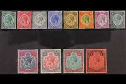 1913-21 KGV Complete Set, SG 82/98, Very Fine Mint, Very Fresh & Attractive. (12 Stamps) For More Images, Please Visit H - Nyassaland (1907-1953)