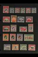 1945-1949 ALL DIFFERENT FINE MINT Collection On Hagner Leaves. Includes 1948 Definitive Set To 1R, Plus Good Officials I - Bahawalpur