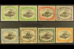 1909-10 Lakatoi Watermark Sideways, Perf 11 Set With Both ½d Shades, SG 59/65, Fine Cds Used. (8) For More Images, Pleas - Papua Nuova Guinea