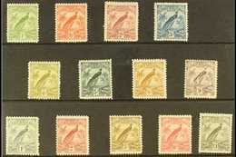 1931 Raggiana Bird Set, SG 150/62, Fine Mint (13 Stamps) For More Images, Please Visit Http://www.sandafayre.com/itemdet - Papua Nuova Guinea