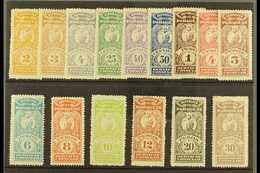 REVENUE STAMPS CONSULAR SERVICE 1900 (inscribed "Servicio Consular") Most Values To 30p (between Forbin 1 & 18) Includin - Paraguay