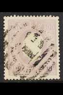 1870-84 100r Pale Mauve King Luis On Unsurfaced Paper Perf 14 (SG 133, Michel 41x D), Fine Used, Fine Centring, Very Sca - Autres & Non Classés