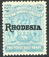 1909-12 2½d Pale Dull Blue Overprint With NO STOP Variety, SG 103a, Never Hinged Mint, Also Showing No Serif To The Righ - Altri & Non Classificati
