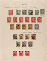 1913-24 ADMIRALS - OLD TIME USED COLLECTION On Pages, Incl. Die I Perf 14 2d To 5d, Perf 15 6d And 2s Cds, Die II 8d Min - Altri & Non Classificati