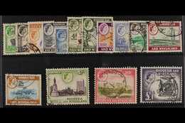1959-62 Definitives Complete Set, SG 18/31, Fine Used. (15 Stamps) For More Images, Please Visit Http://www.sandafayre.c - Rhodesia & Nyasaland (1954-1963)