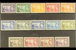 1938-44 "Badge Of St Helena" complete Set, SG 131/40, Very Fine Mint (14 Stamps) For More Images, Please Visit Http://ww - Sainte-Hélène