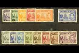 1938-44 Complete Definitive Set, SG 131/140, Very Fine Mint. (14 Stamps) For More Images, Please Visit Http://www.sandaf - St. Helena