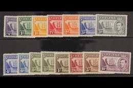 1938-44 Complete Definitive Set, SG 131/140, Plus 8d Listed Shade, Very Fine Mint. (15 Stamps) For More Images, Please V - Sainte-Hélène