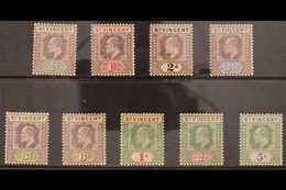 1902 KEVII CA Wmk Definitive Set, SG 76/84, Fine Mint (9 Stamps) For More Images, Please Visit Http://www.sandafayre.com - St.Vincent (...-1979)