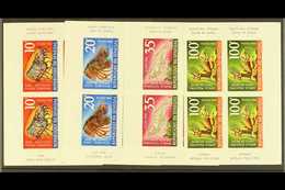 1968 SHELLFISH Set (Yvert 305/08, Mi 374/77) IMPERF BLOCKS OF FOUR, Superb Never Hinged Mint. (4 Blocks = 16 Imperfs) Fo - Sonstige & Ohne Zuordnung