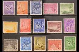 1952 Pictorials Complete Set, SG 158/72, Never Hinged Mint. (15 Stamps) For More Images, Please Visit Http://www.sandafa - Seychelles (...-1976)