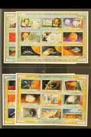 1990 Exploration Of Mars Complete Set, SG 1380/1415, As Superb Never Hinged Mint Se-tenant SHEETLETS, Fresh. (4 Sheetlet - Sierra Leona (...-1960)