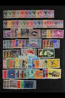 1948-1968 ALL DIFFERENT VERY FINE MINT With KGVI Perf 14 Definitives To $1, Plus Perf 17½x18 Set To $1; 1955-58 And 1962 - Singapur (...-1959)