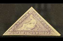 CAPE OF GOOD HOPE 1863-64 6d Bright Mauve, SG 20, Very Fine Mint With Part OG & 3 Large Margins. Fresh & Pretty For More - Sin Clasificación