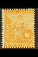 CAPE OF GOOD HOPE 1893-98 5s Brown-orange, Watermark "Cabled Anchor", SG 68, Fine Mint, Very Lightly Hinged. For More Im - Non Classés