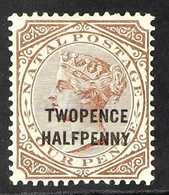 NATAL 1891 2½d On 4d Brown Handstamped "SPECIMEN", SG 109s, Fine Mint. For More Images, Please Visit Http://www.sandafay - Sin Clasificación