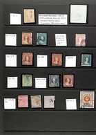 NATAL USED COLLECTION On A Hagner Page & A Couple Of Album Pages, Includes 1857 3d Rose Embossed SG 4, Various Chalons I - Unclassified