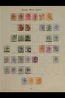 ORANGE FREE STATE 1868-1909 MINT & USED COLLECTION (mostly Used) Presented On A Pair Of Busy "Imperial" Album Pages That - Unclassified