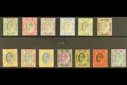 TRANSVAAL 1904-09 Ed VII MCA Wmk Set Complete On Ordinary Paper, SG 260/72, Fine Mint. (13 Stamps) For More Images, Plea - Unclassified