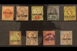 ZULULAND 1888 Set Complete To 9d, SG 1/9, Good To Fine Used. (9 Stamps) For More Images, Please Visit Http://www.sandafa - Ohne Zuordnung