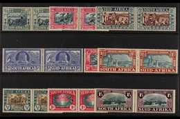 1938-1939 Voortrekker And Huguenot All Three Sets, SG 76/84, Very Fine Mint. (9 Pairs) For More Images, Please Visit Htt - Ohne Zuordnung