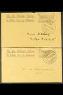 ARMY SIGNALS 1941 & 1943 Bilingual O.H.M.S. Covers, Both Addressed To Middle East Forces, Each With A Superb "ARMY SIGNA - Non Classificati