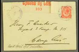 1918 (3 Apr) Cover Addressed To "Camp Aus" Bearing 1d Union Stamp Tied By Fine "MALTAHOHE" Cds Postmark, Putzel Type B2a - Africa Del Sud-Ovest (1923-1990)