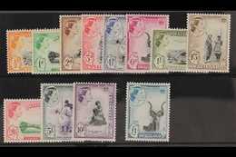 1956 Complete Definitive Set, SG 53/64, Fine Never Hinged Mint. (12 Stamps) For More Images, Please Visit Http://www.san - Swasiland (...-1967)