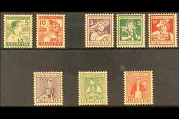 1915-17 PRO JUVENTUTE NHM. An Attractive Selection On A Stock Card That Includes 1915 Set (5c Is Hinged & Not Counted) 1 - Altri & Non Classificati