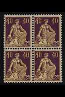 1924-33 40c Yellow Green & Deep Magenta, Mi 208x, SG 239, BLOCK OF 4, Never Hinged Mint (4 Stamps) For More Images, Plea - Other & Unclassified