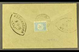 USED IN IRAQ 1910 Cover Addressed In Arabic To Persia, Bearing On Reverse 1909-11 1pi Tied By Bilingual "NEDJEF ECHREF"  - Otros & Sin Clasificación