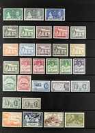 1937-1950 COMPLETE MINT COLLECTION On Stock Pages, All Different, Complete SG 191/233, Includes 1938-45 Pictorials Set I - Turks- En Caicoseilanden