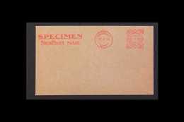 1925 1925 NEOPOST SPECIMEN Meter Mailing Machine Envelope, Very Fine Unused, Plus The Original 'Neopost' Brochure. (2 It - Non Classificati