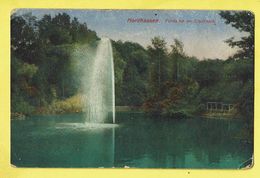 * Nordhausen (Thuringen - Deutschland) * (Ottmar Zieher) Fontaine Im Stadtpark, étang, Rare, Old, CPA Parc - Nordhausen