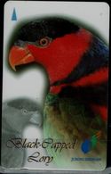 SINGAPORE 2002 PHONECARD TELECOM BIRDS PARROTS USED VF!! - Loros