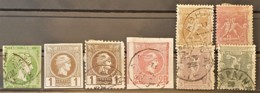 GREECE - Canceled/MLH - Sc# 3, 64, 68, 81, 117, 118, 119, 120 - Usati